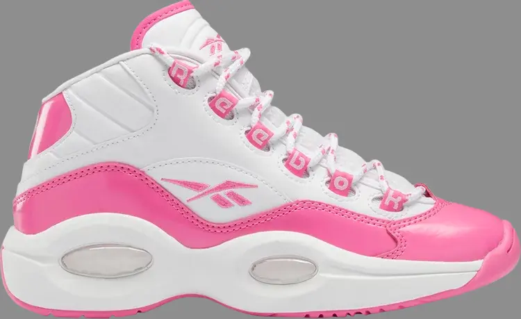 

Кроссовки question mid big kid 'atomic pink' Reebok, розовый