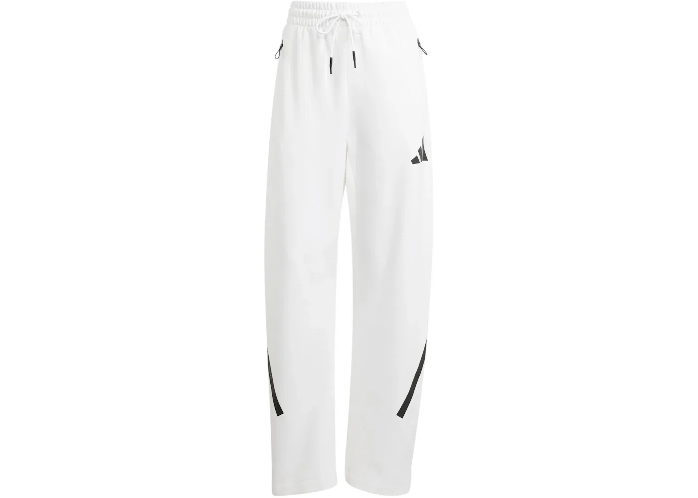 Женские спортивные штаны с принтом Z.N.E. Barrel Tracksuit Bottoms Adidas, White/Black