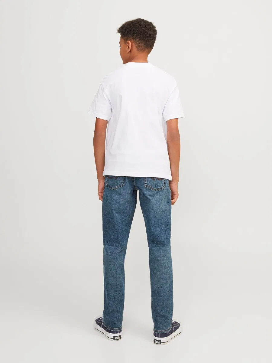 Джинсы Jack & Jones Junior Regular 'JJIClark JJOriginal' синего цвета — фото 4