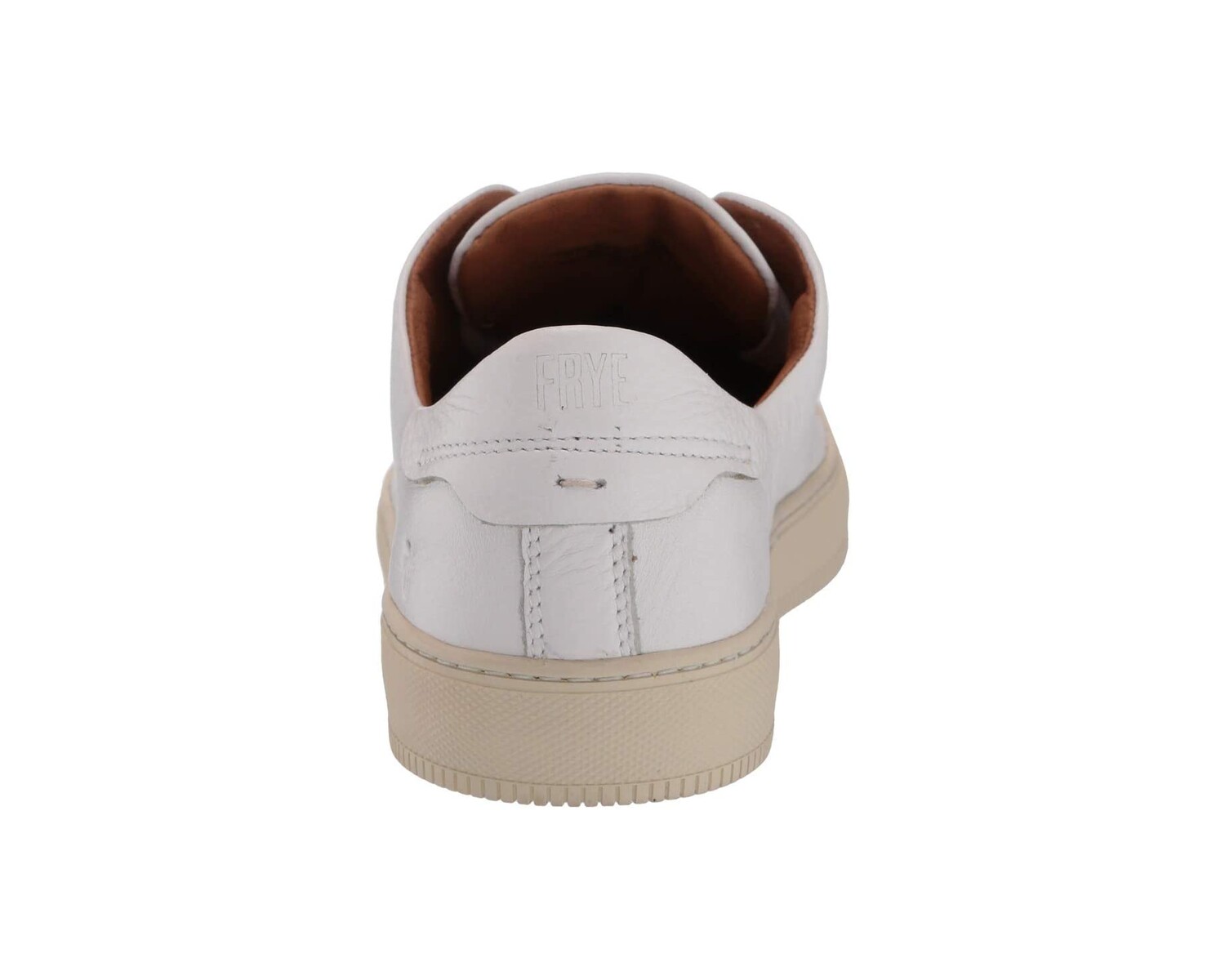 Кроссовки Astor Low Lace Frye, белая поваленная корова — фото 3
