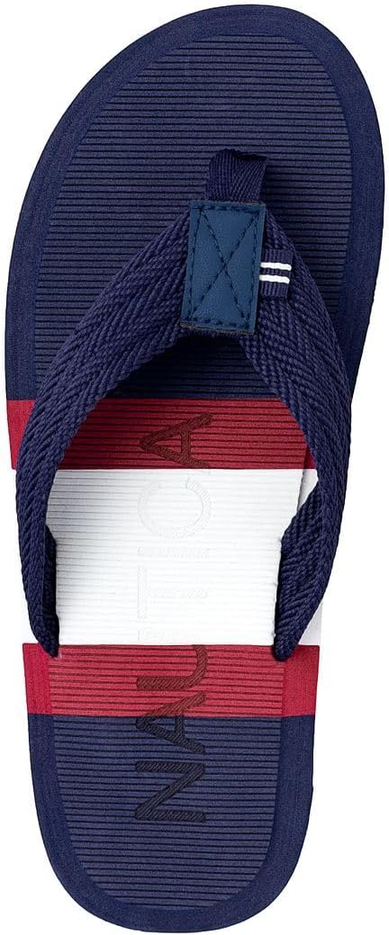 Мужские шлепанцы Nautica, пляжные сандалии, босоножки для лодки, водные тапочки, красный — фото 4