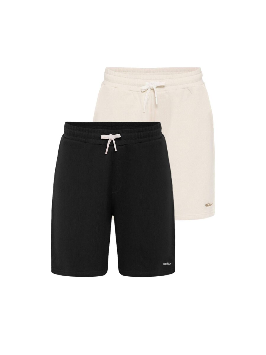 

Брюки свободного кроя Williot Edmund, цвет Black/Off white