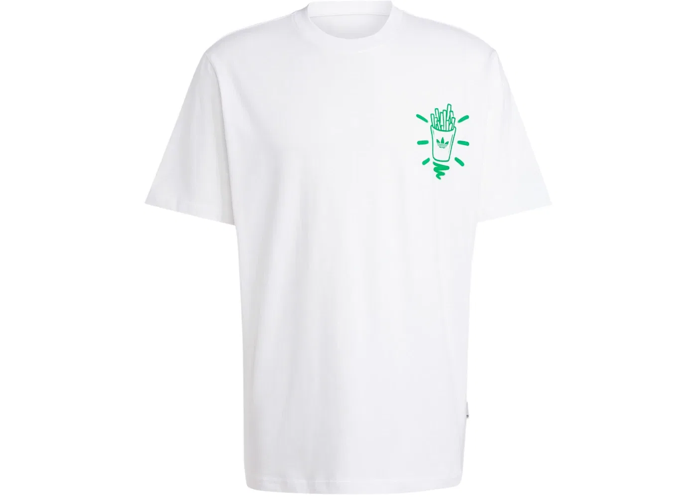 Мужская футболка с принтом T-Shirt Adidas, White