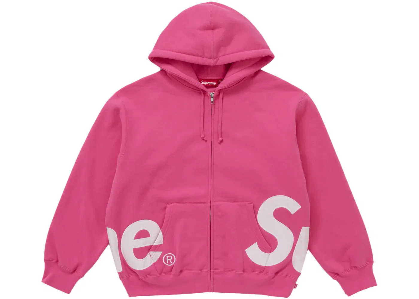 Мужская худи с принтом Big Logo Supreme, Magenta