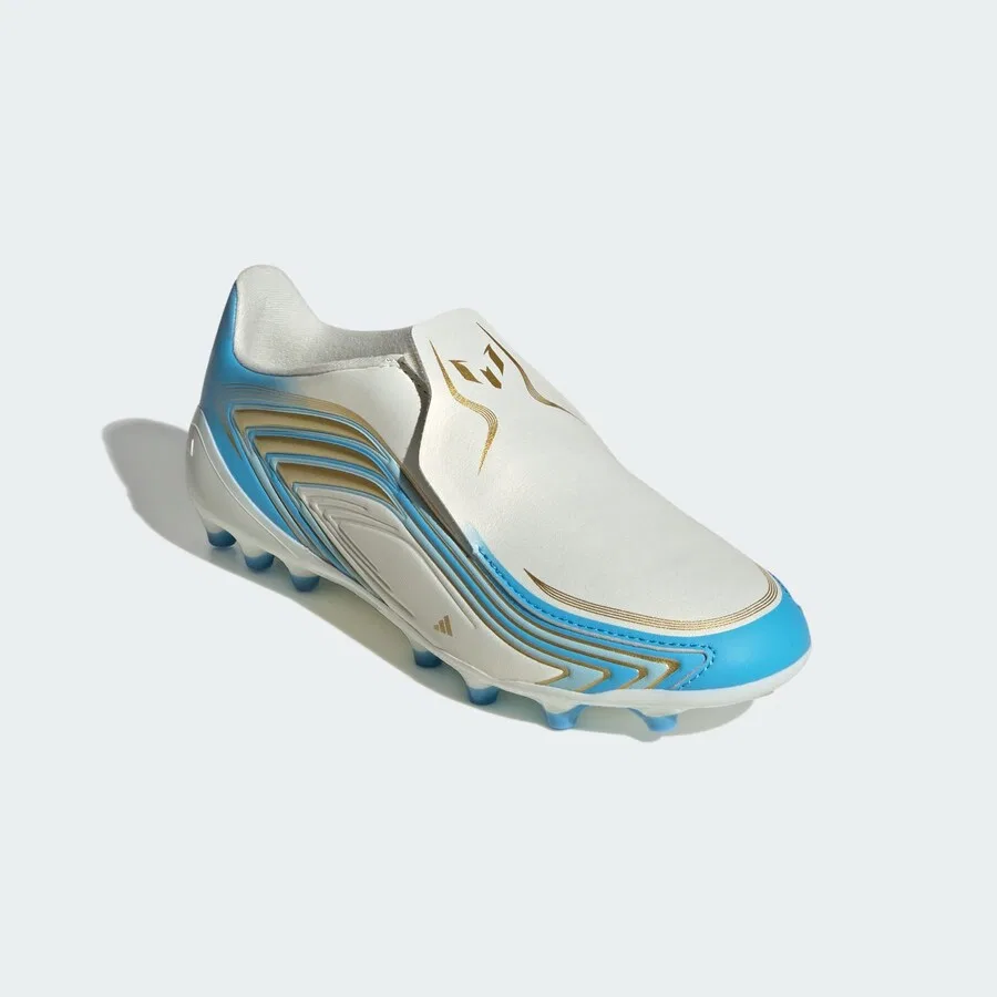 Спортивные кроссовки ADIDAS PERFORMANCE 'F50 Messi League' цвета слоновой кости — фото 4