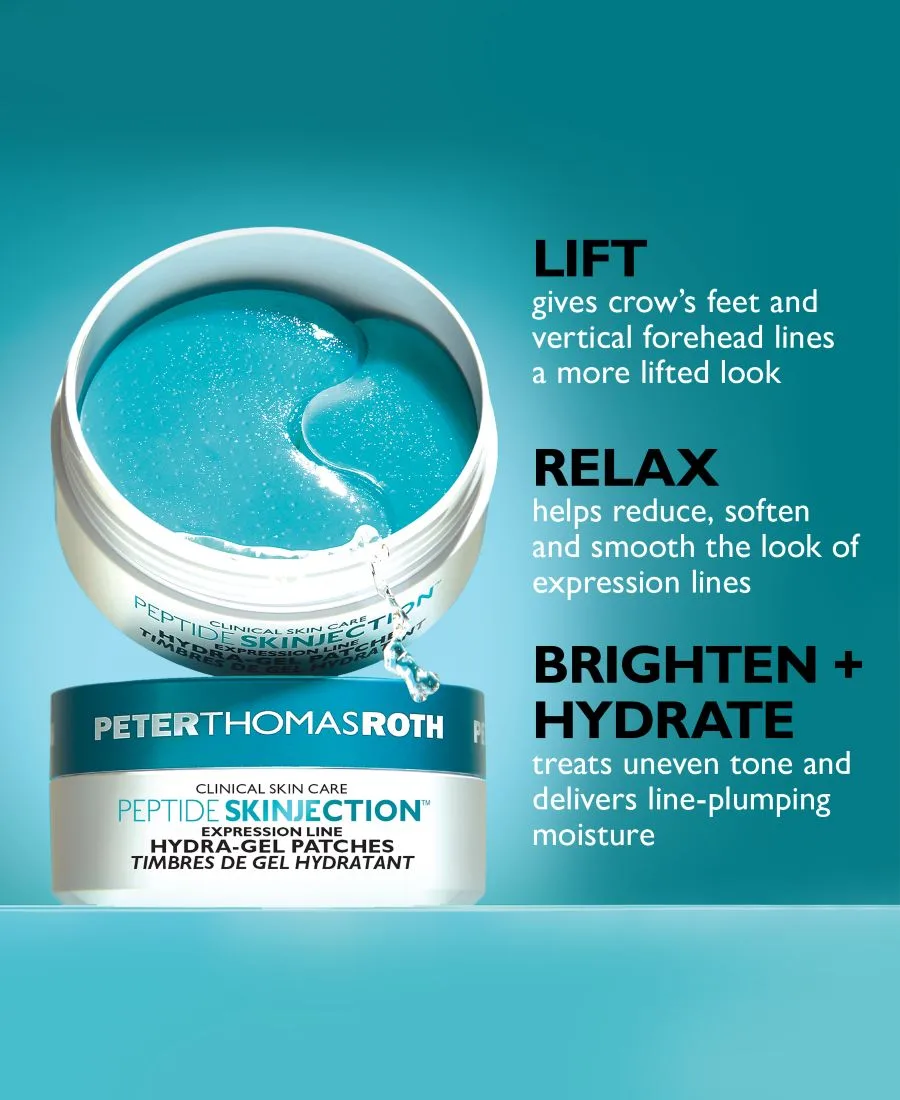 Peter Thomas Roth Пептидные патчи для инъекции в кожу Expression Line Hydra-Gel, 60 патчей — фото 3