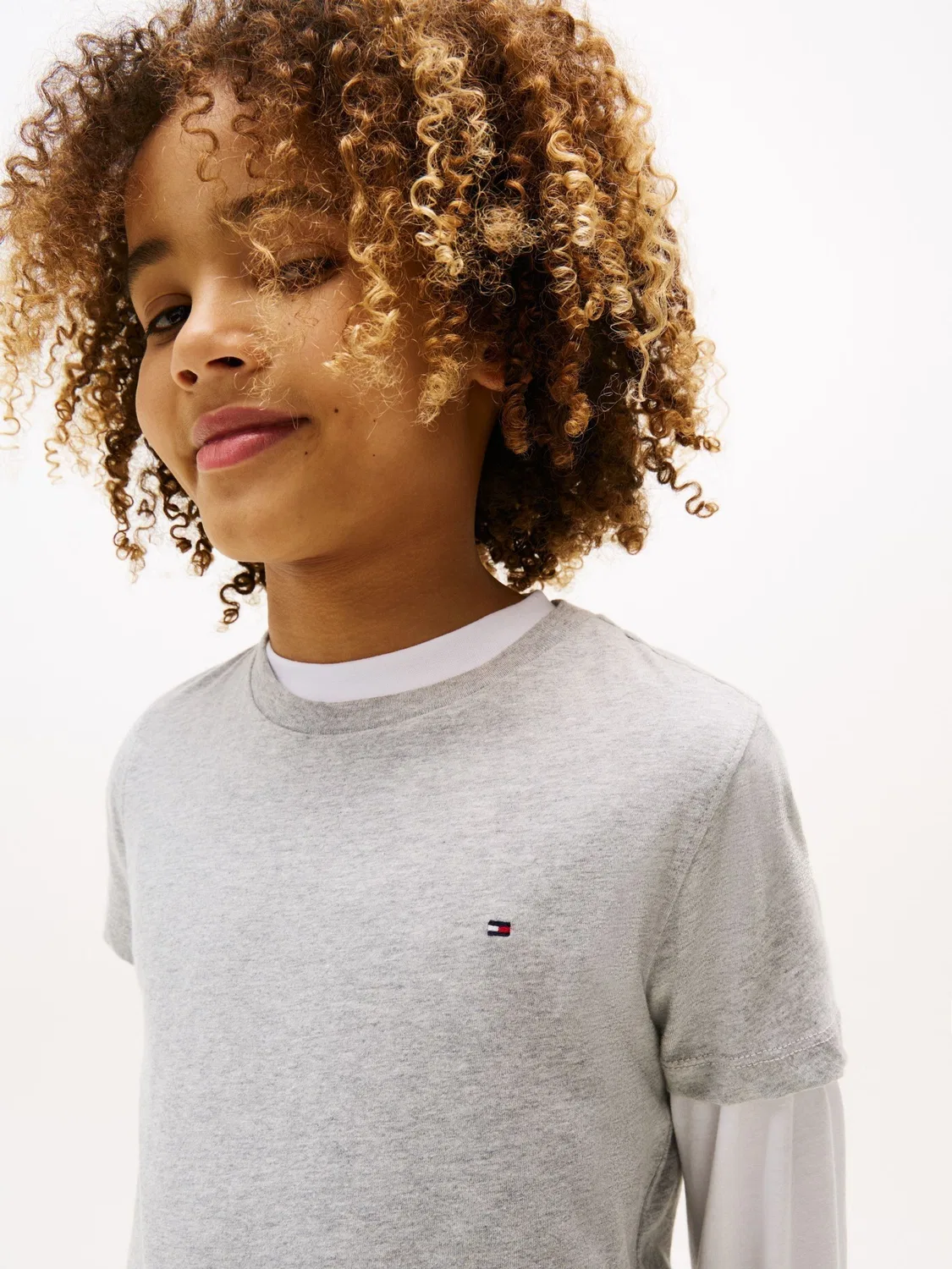 Футболка регулярная Tommy Hilfiger Core, серый — фото 4