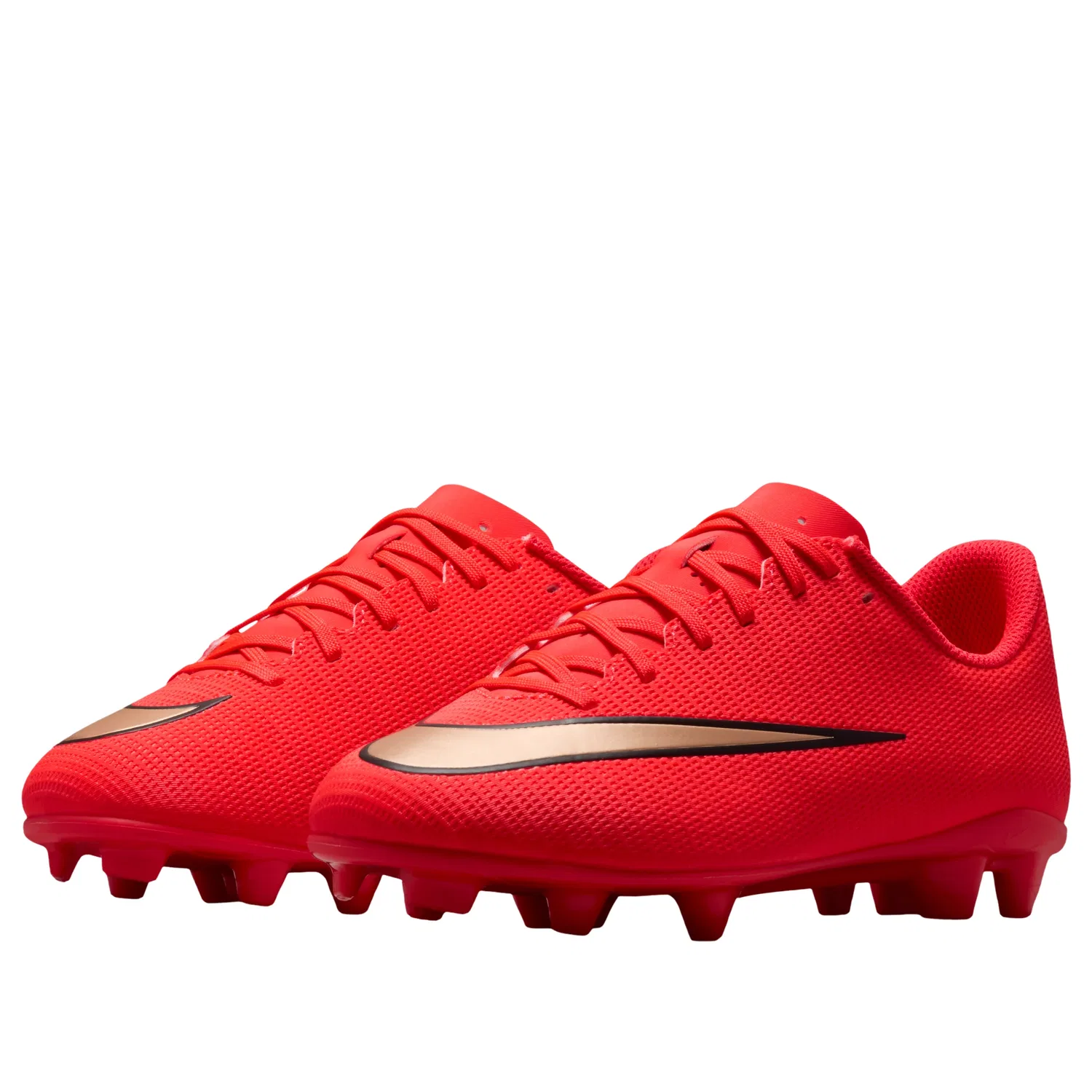 Детские кроссовки с синтетическим верхом Jr. Mercurial Vapor 17 Club 'Bright Crimson Blur' Nike, Bright Crimson/Blur — фото 4