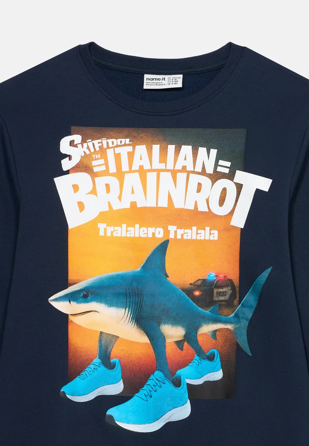 Nkmasper brain box - толстовка Name It, Navy Blazer — фото 4