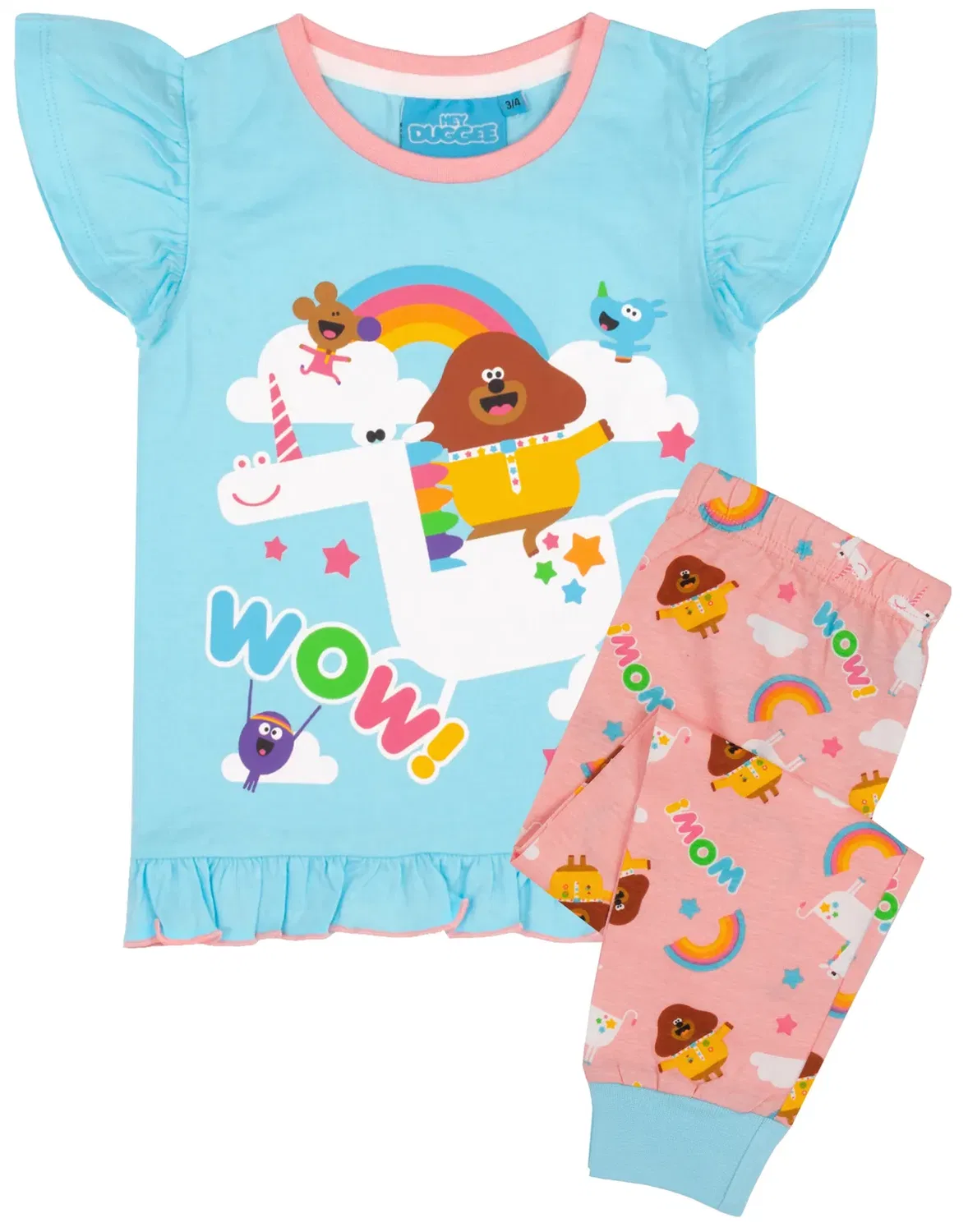Детская пижама с коротким рукавом и длинными штанинами Hey Duggee, Blue