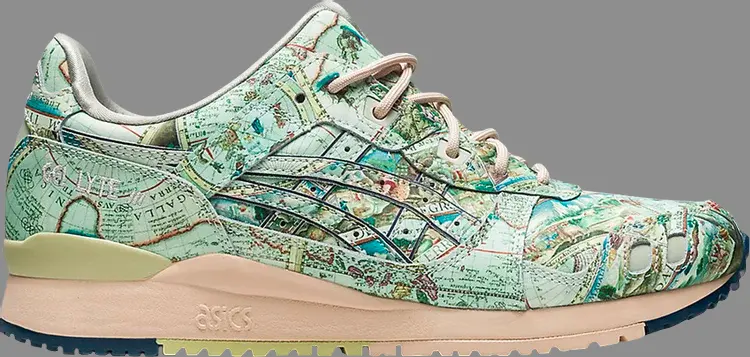 

Кроссовки atmos x gel lyte 3 og 'aged map' Asics, зеленый