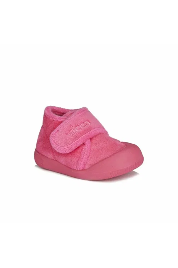 Детские тапочки для девочек с принтом Color Girl First Step Fuchsia Vicco, Fluoria