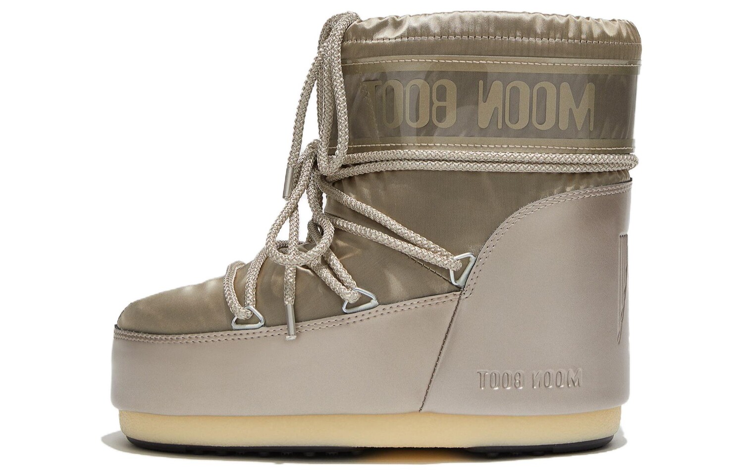 

Детские атласные зимние ботинки Icon Glance Moon Boot, цвет Gray Brown