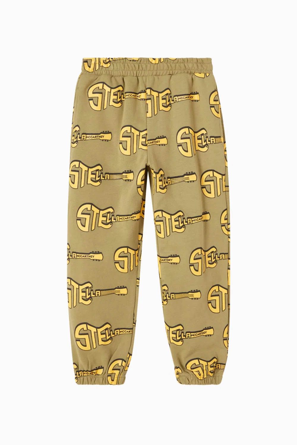 Брюки спортивные хлопковые с логотипом Guitar Logo Stella McCartney