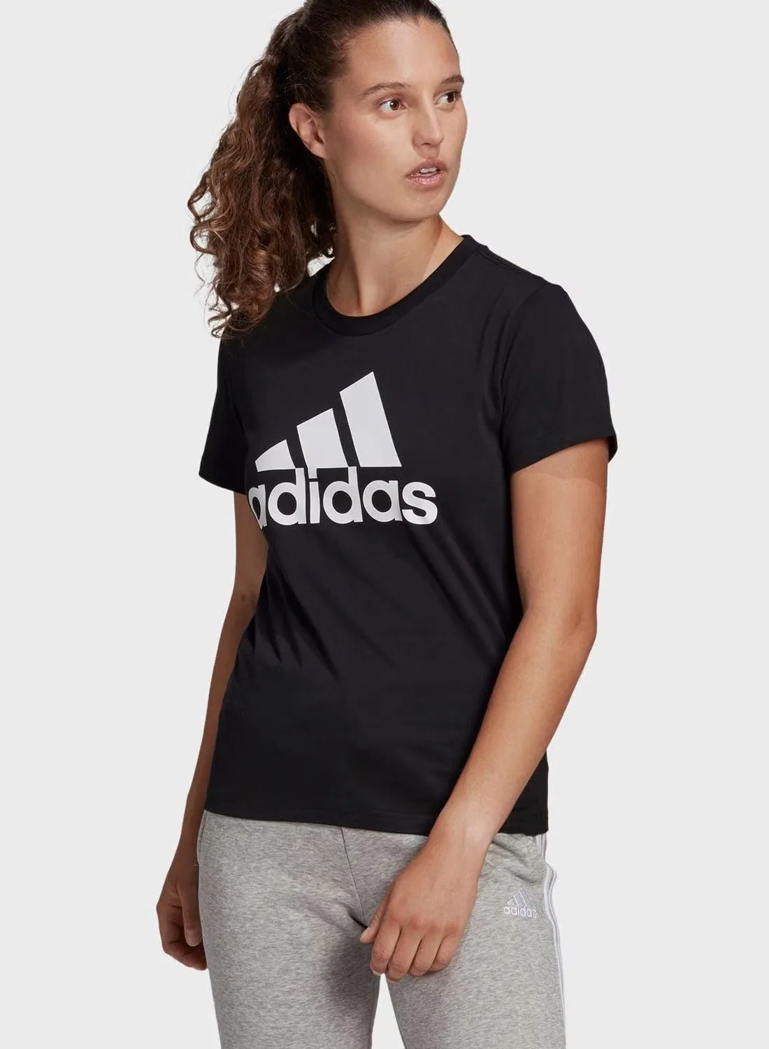 Футболка с логотипом Essentials Adidas, черный