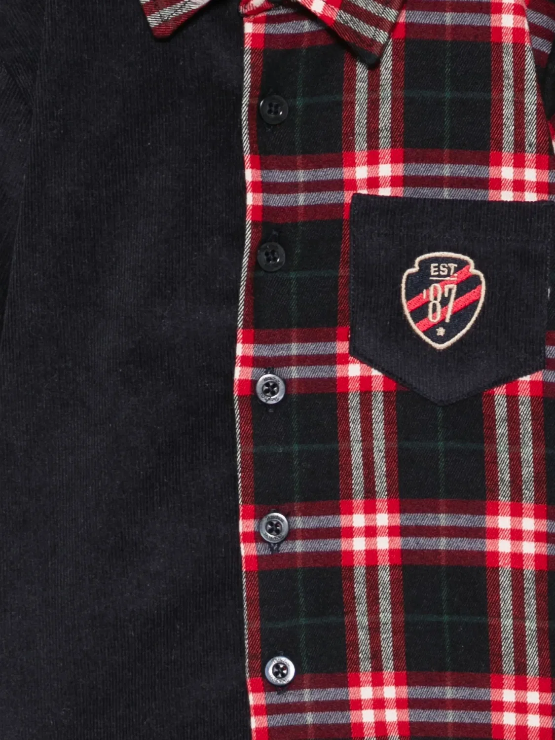 Patachou Рубашка Balmoral Tartan вельветовая, синий — фото 3