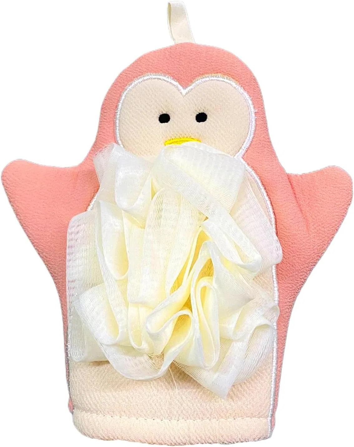 Пилинг-рукавица, Plüsch + Viskose, 1 шт, 22x12x4 см, Rosa Generic