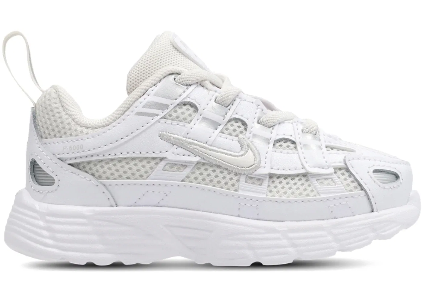 Детские кроссовки Lifestyle Nike P-6000, Platinum Tint/White/Metallic Silver/Platinum Tint