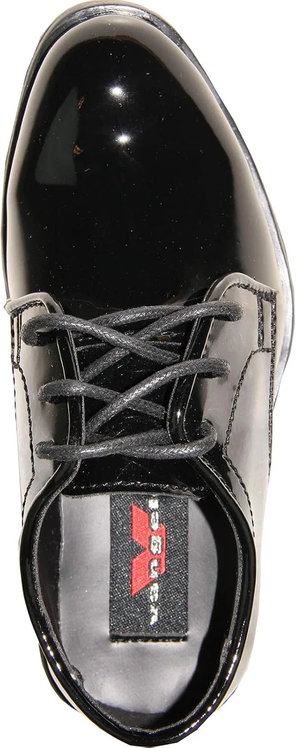 Детские туфли-оксфорды на шнуровке VANGELO, Black Patent — фото 2