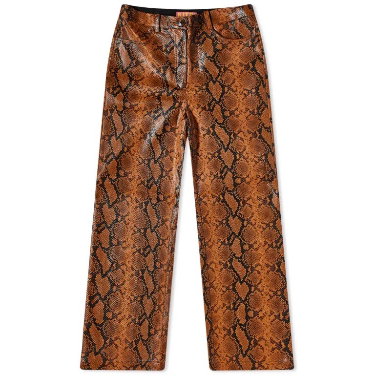 

Брюки Kitri Nova Snakeskin Vinyl, коричневый