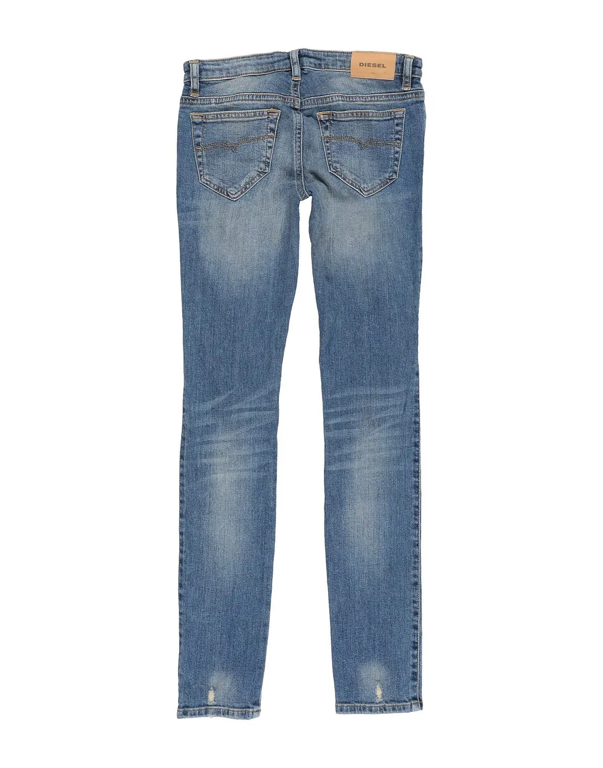 Детские джинсы для девочек Skinzee Low Diesel, синий — фото 2