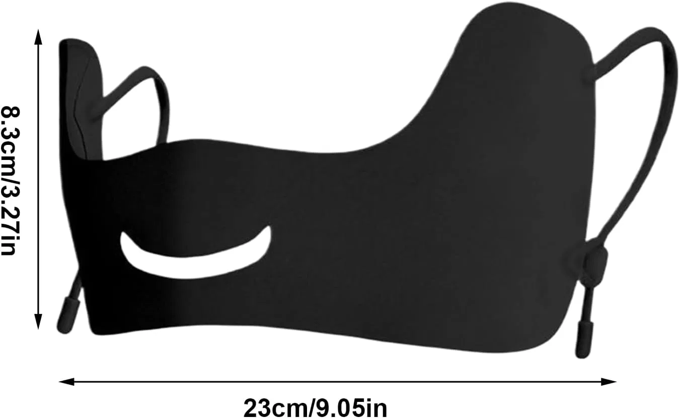 Солнцезащитный пластырь для лица, Jubepk, 23x8.3 см, Schwarz — фото 2