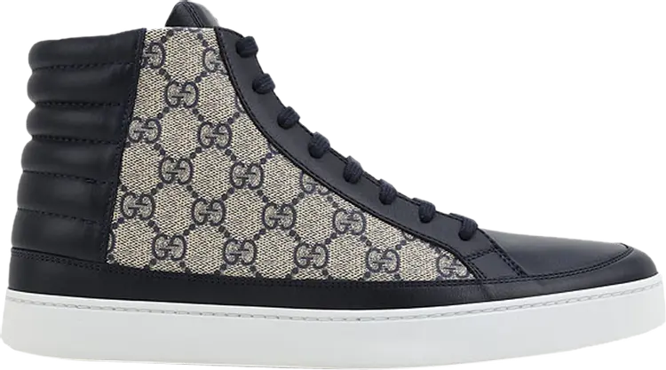 

Кроссовки Gucci GG Supreme High Blue, синий
