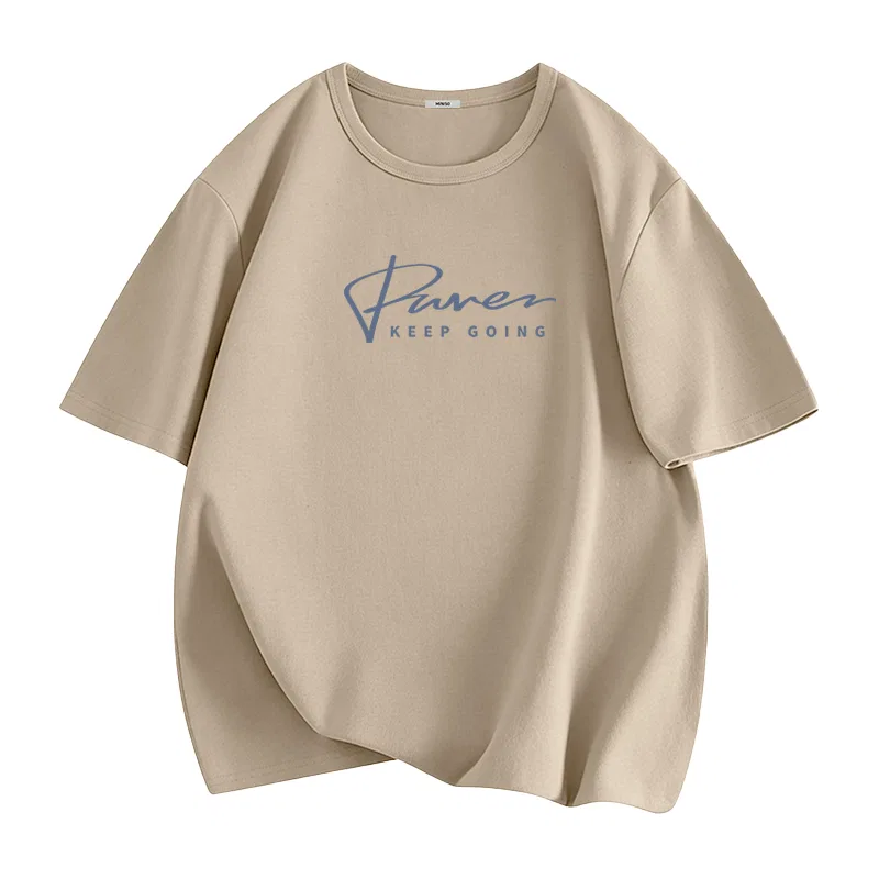Детская футболка с принтом Heavyweight 100% Cotton MINISO, Khaki