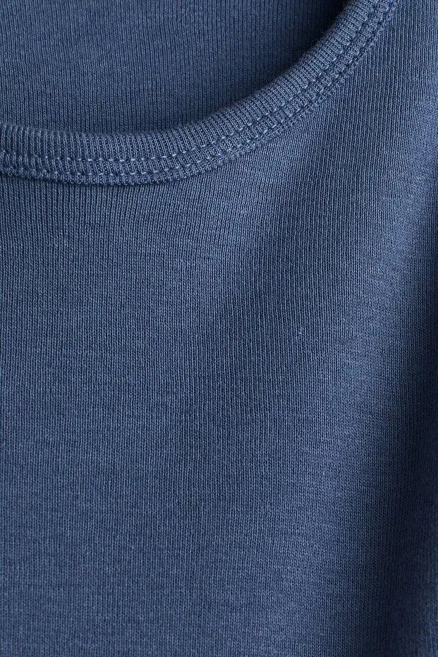 Детский комплект маек для мальчиков H&M, Light Blue/Dark Blue — фото 3