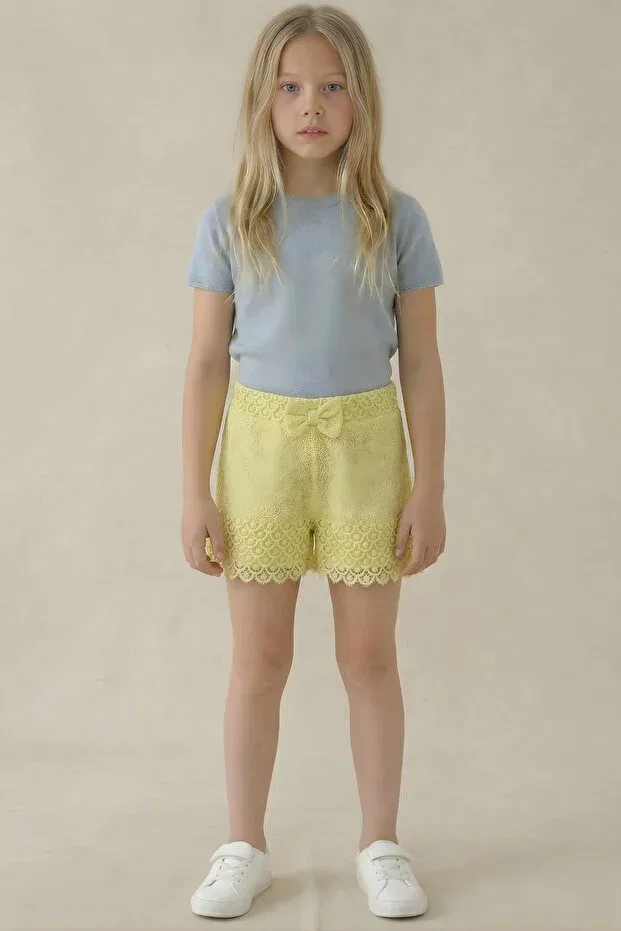 Детские шорты для девочек brode Esila Kids, Yellow — фото 2
