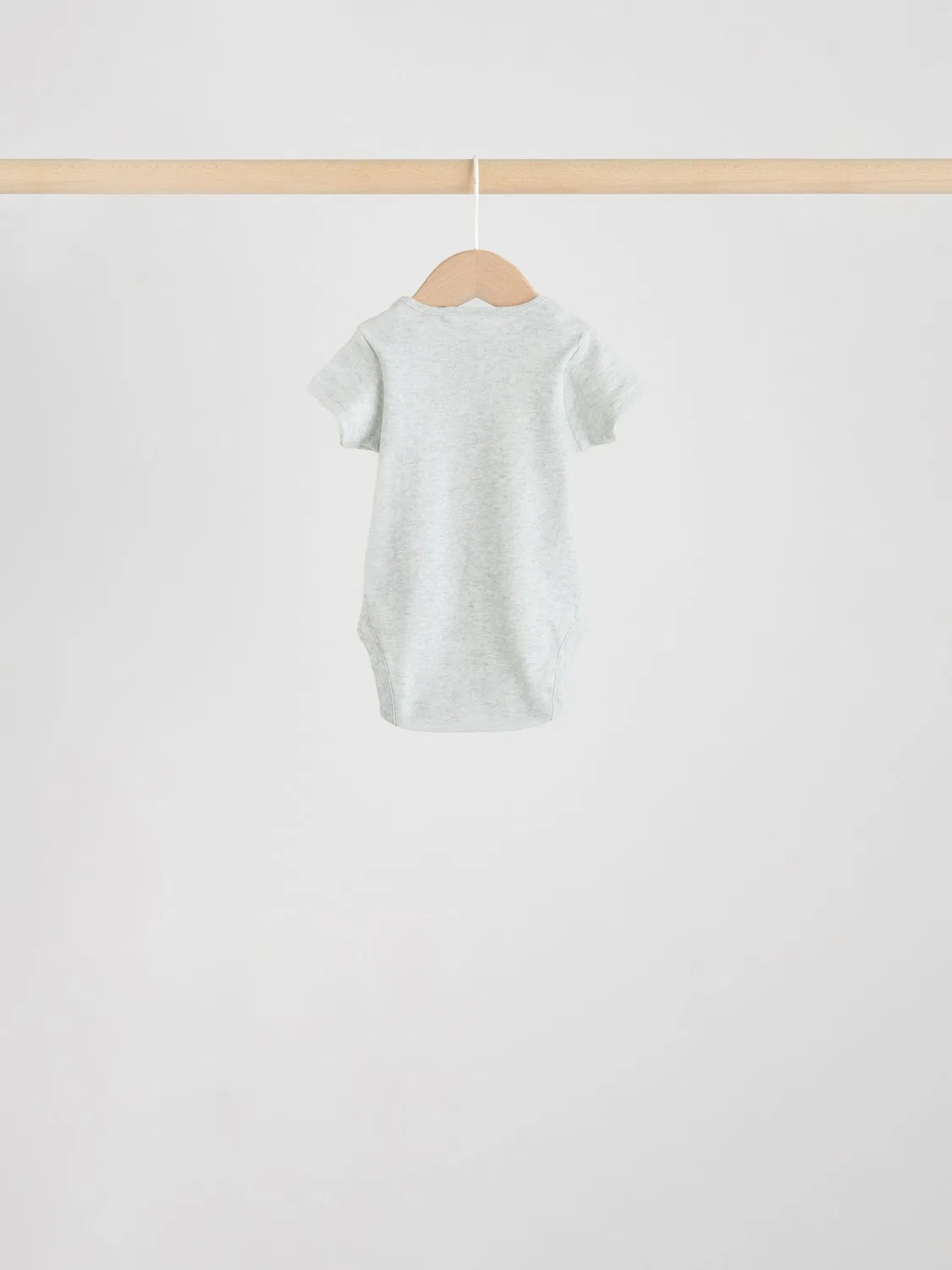 Боди с коротким рукавом Neutral Baby Essential, 5 шт Next, нейтральный — фото 4