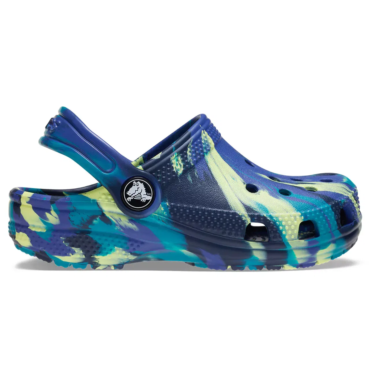 Детские сабо Classic Marbled Clog Crocs, Azul