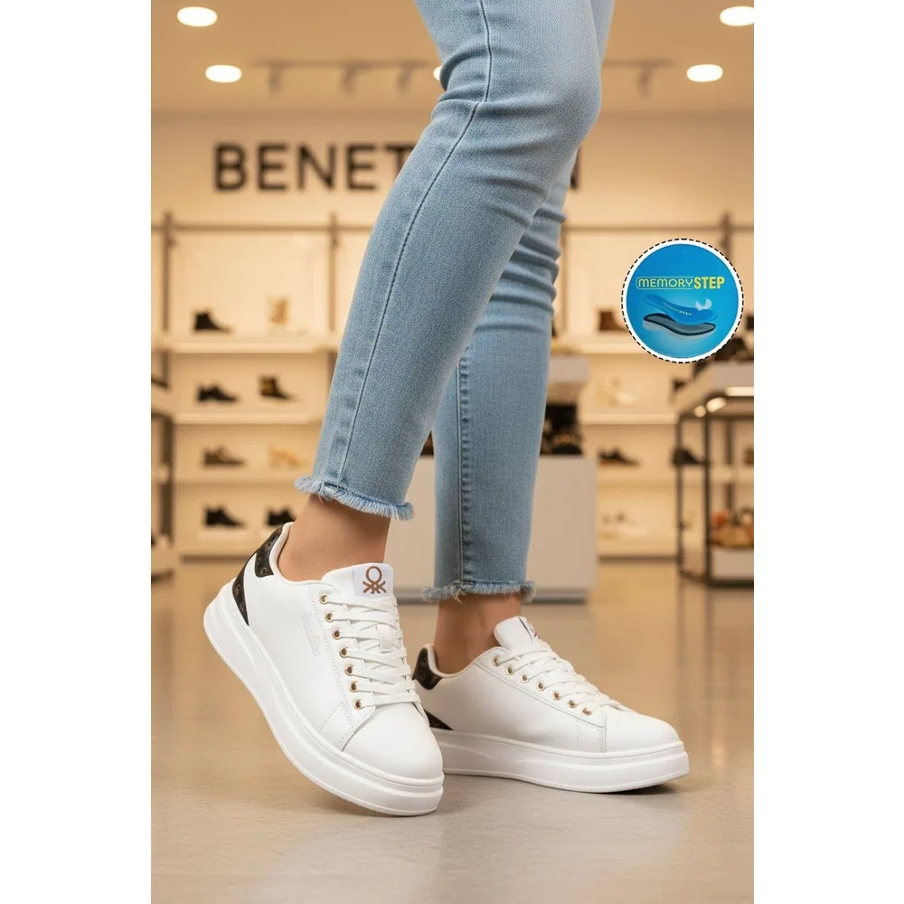Детские спортивные кроссовки унисекс с сетчатыми вставками BNI-12098 G United Colors Of Benetton — фото 3
