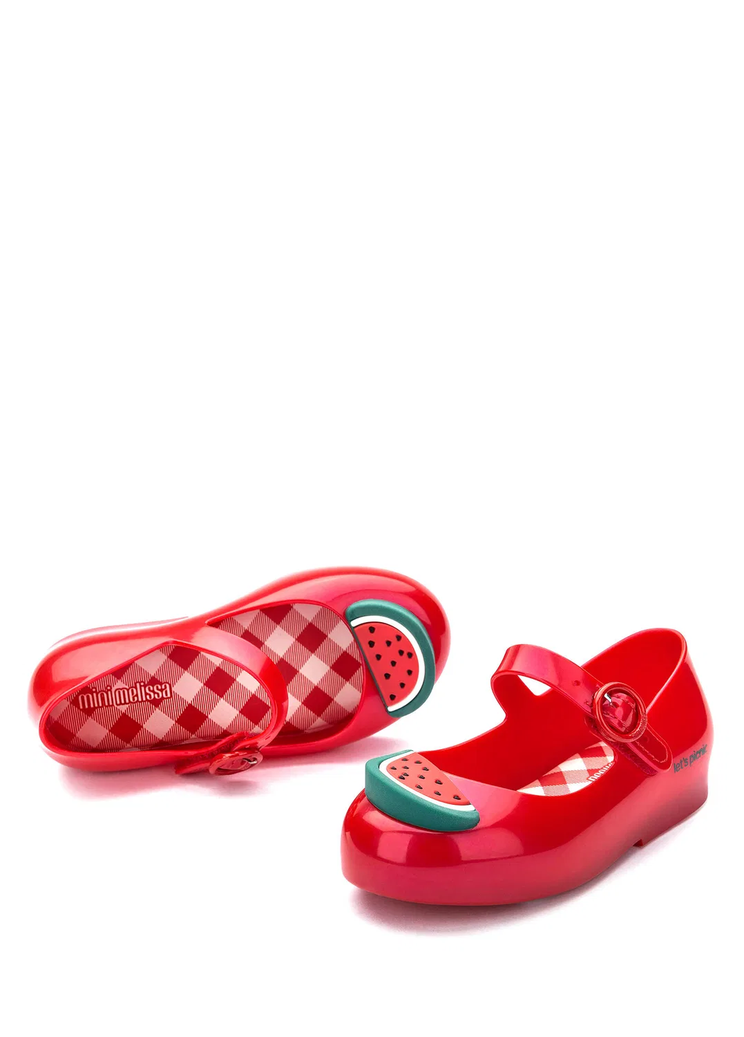 Балетки Melissa Mini Sweet Love Picnic, красный — фото 2
