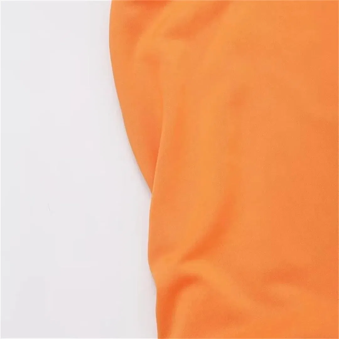 Женское атласное платье миди с открытой спиной Generic, Orange — фото 3