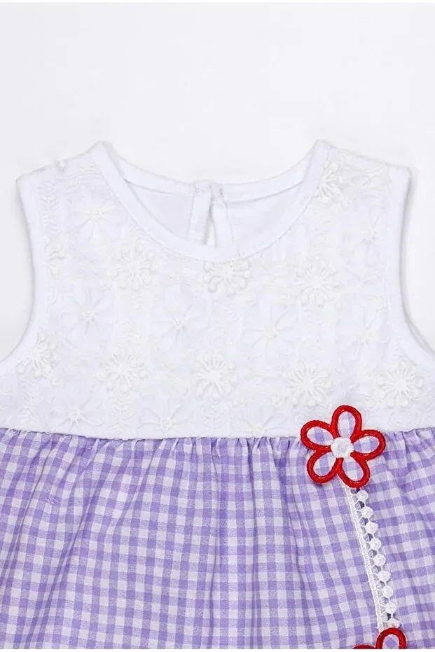 Детское платье для девочек кружевное Chicsy Baby, Lilac — фото 2