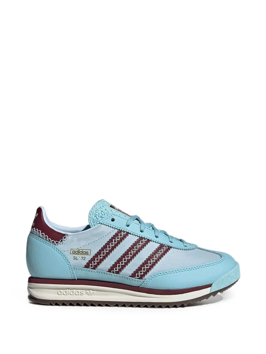 Кроссовки SL 72 с вышивкой Adidas Kids, синий — фото 2