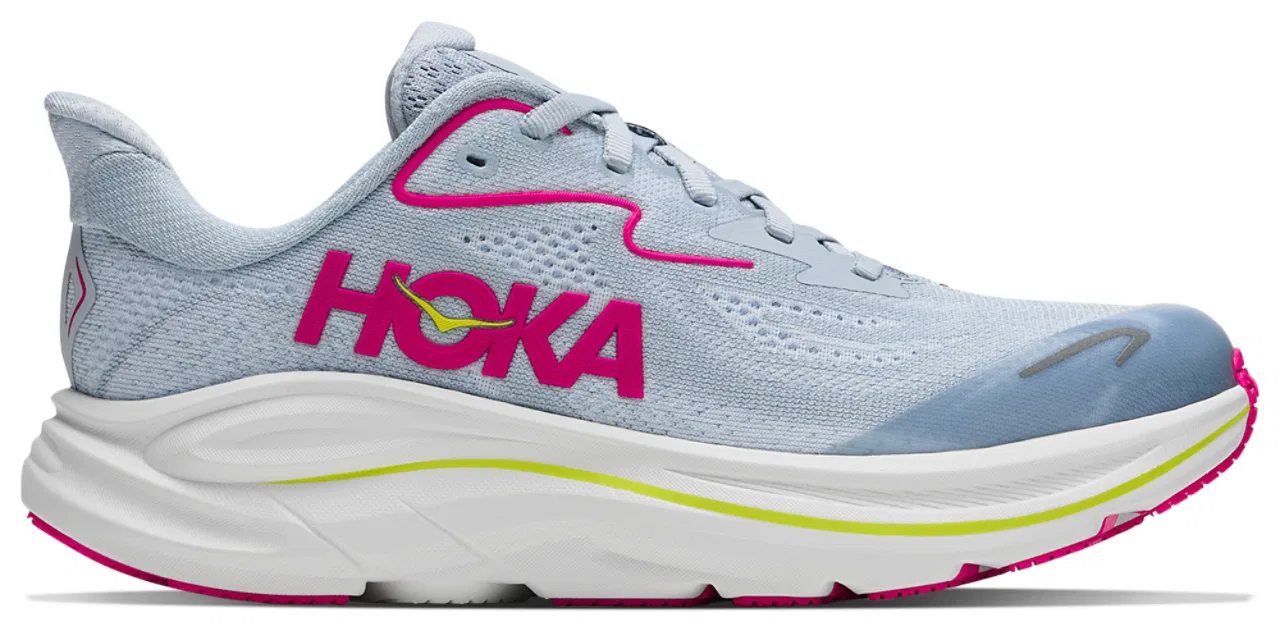 Детские кроссовки для девочек с дышащим верхом HOKA Clifton 10, Grey Pink