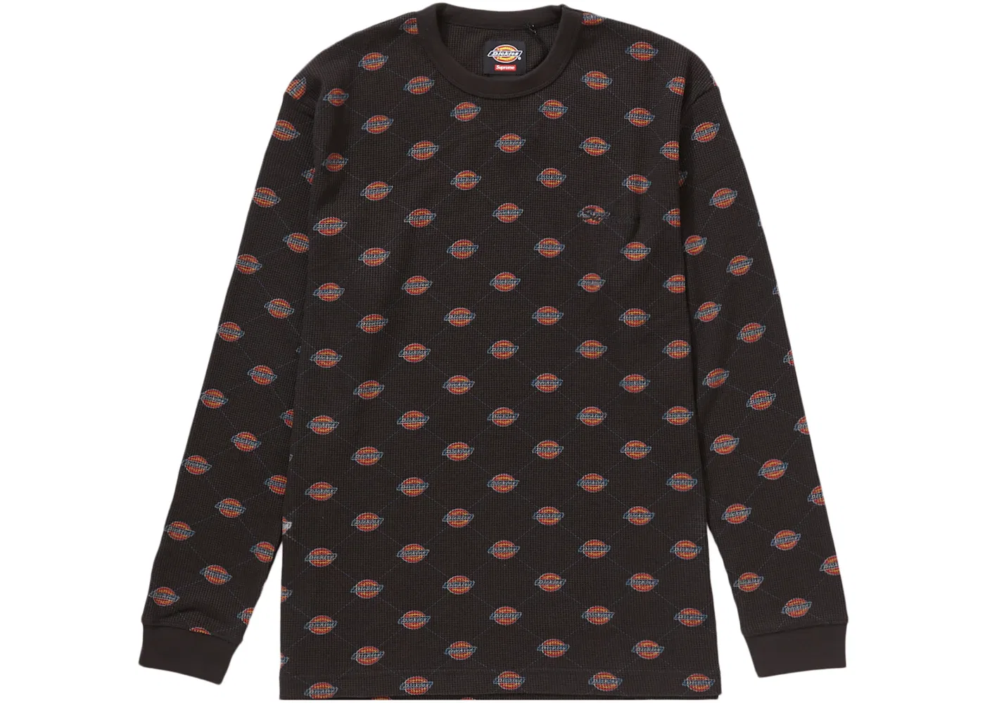 Мужская футболка с длинным рукавом Supreme Thermal, Black