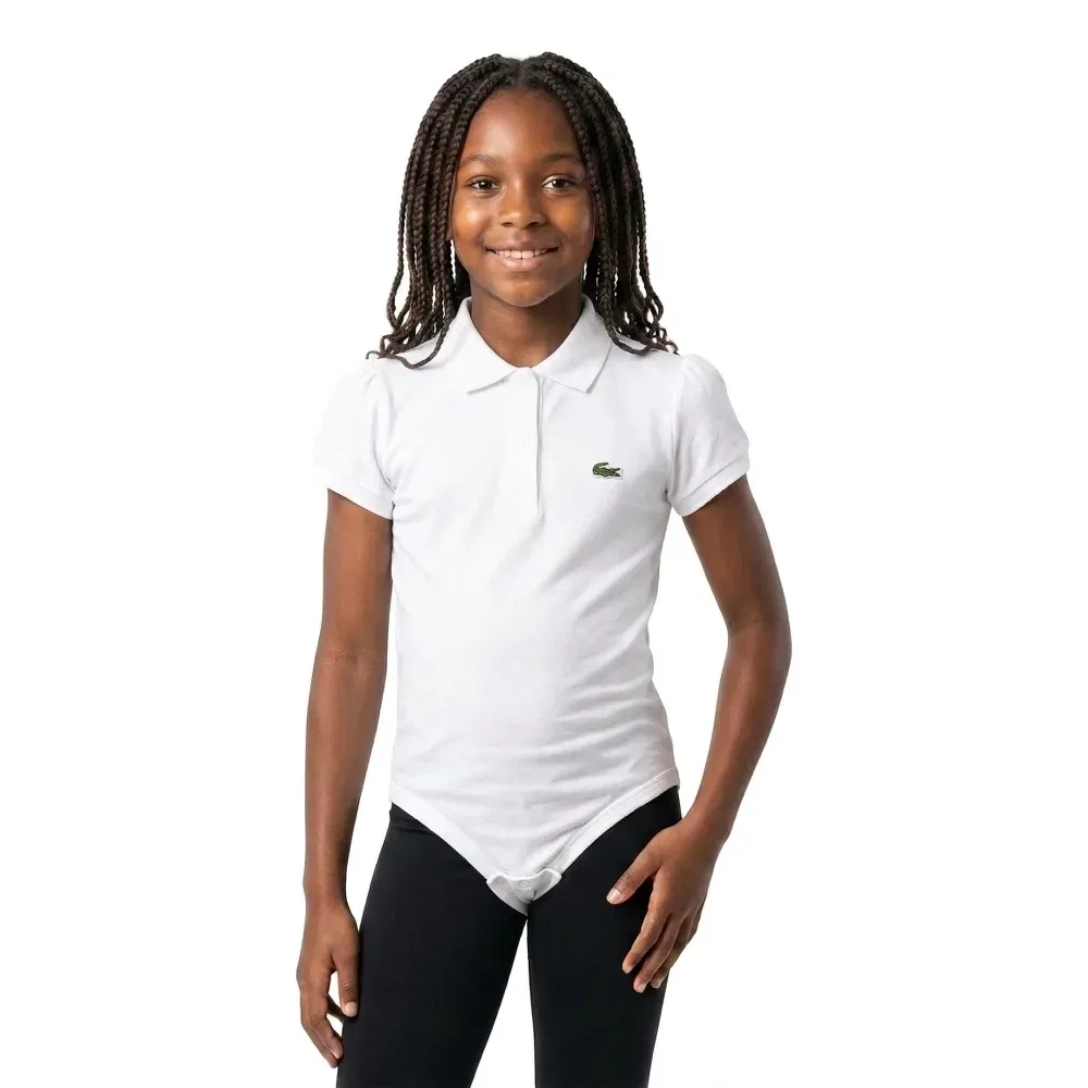 Боди с коротким рукавом Lacoste Kids, белый — фото 3