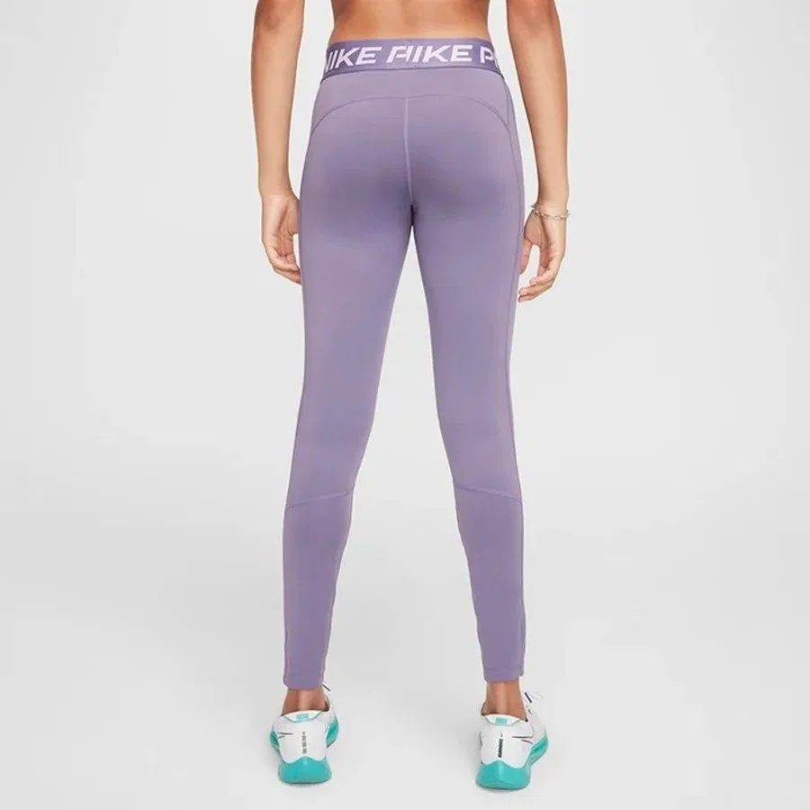 Детские спортивные леггинсы с защитой от протекания Pro Leak Protection Nike, Фиолетовый — фото 2