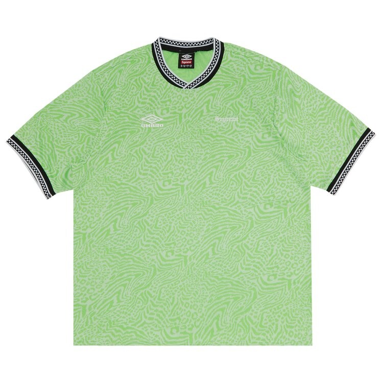 

Футболка Supreme x Umbro Jacquard Animal Print Soccer Jersey 'White', белый