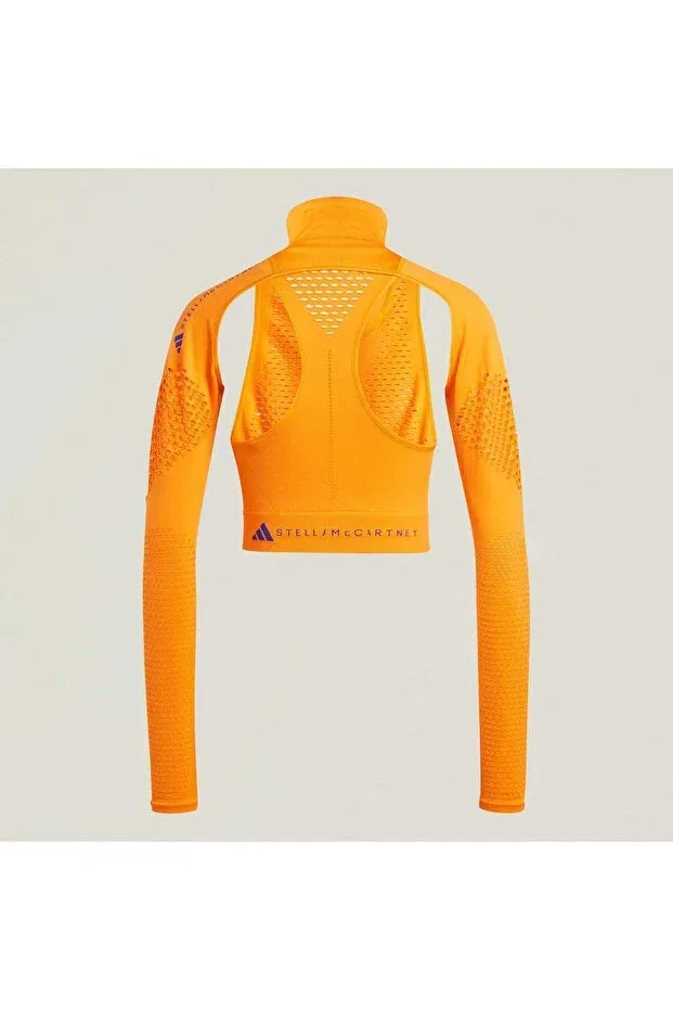 Женская футболка с длинным рукавом Adidas, Orange — фото 2