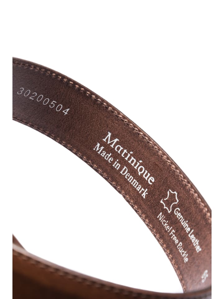 

Ремень Essinot прямого кроя в цвете DK Brown Matinique