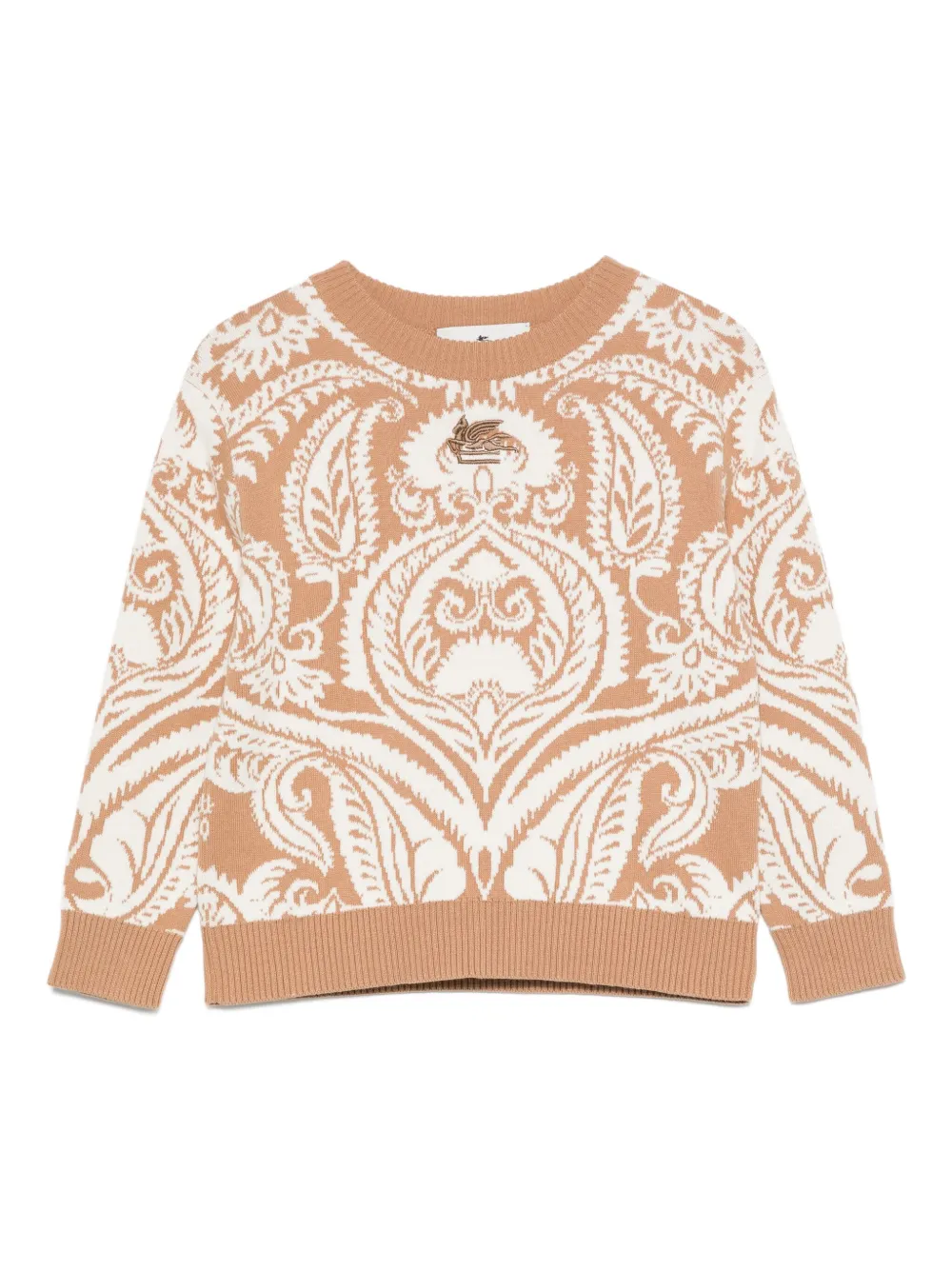 

Свитер с узором пейсли ETRO KIDS, нейтральный