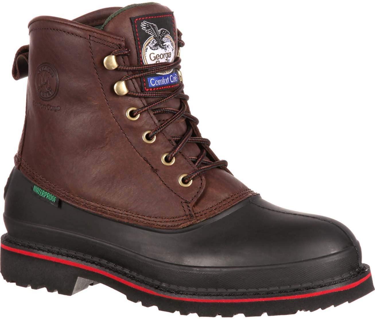 Мужские ботинки Georgia Boot Muddog с стальным носком Вэллингтон, шоколадный — фото 2