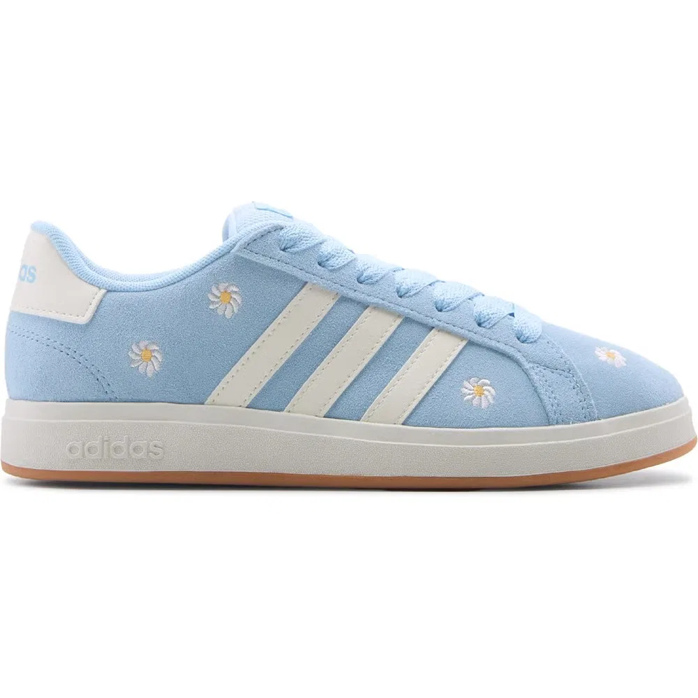 Детские кроссовки Grand Court 00s Adidas, Blue/Gum Daisy — фото 2
