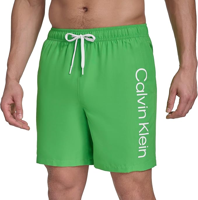 Плавательные шорты Calvin Klein Volley Quick Dry Lightweight, зеленый — фото 2