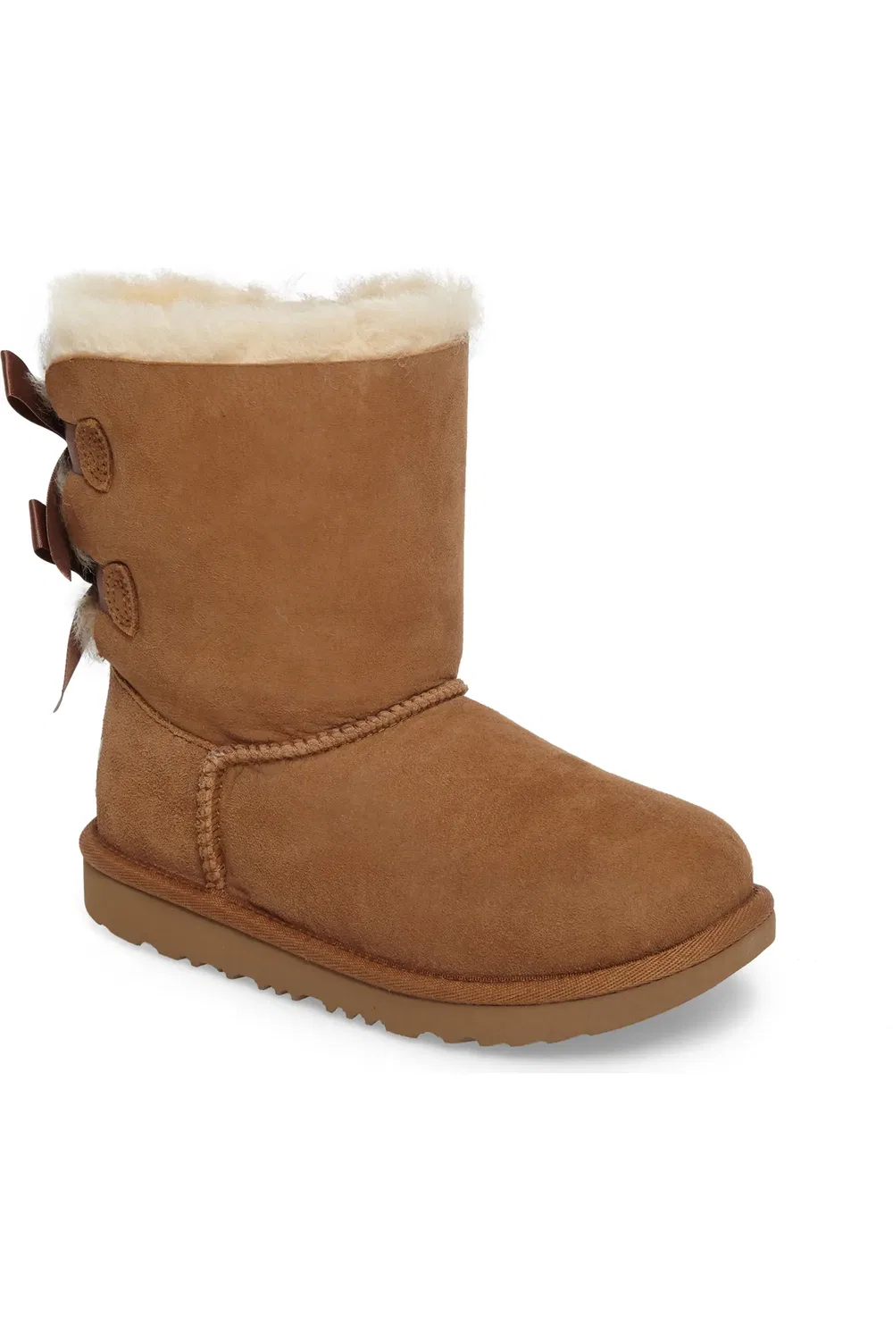 Детские ботинки на молнии с двумя бантами Bailey Bow II UGG, Che