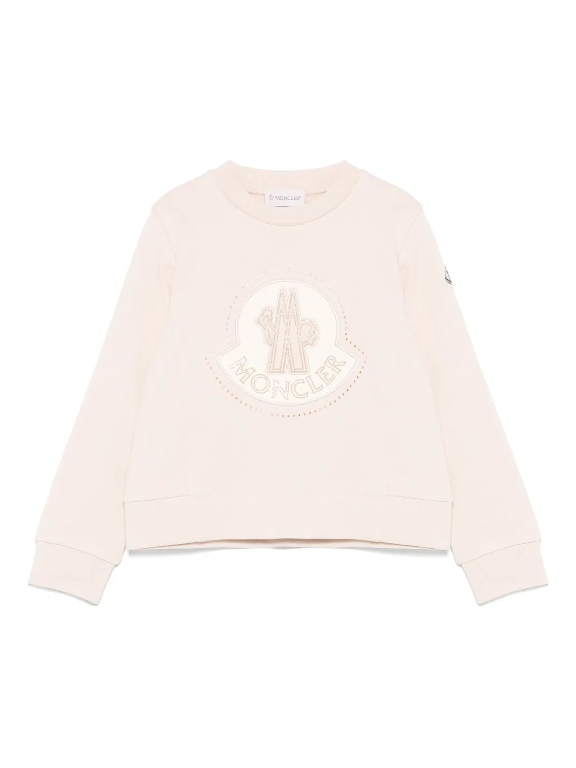 Толстовка с логотипом Moncler, розовый